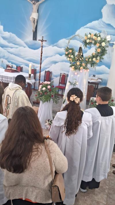 Nova Laranjeiras - Comunidade GuaraÃ­ celebra a Festa em Louvor a Nossa Senhora Aparecida 